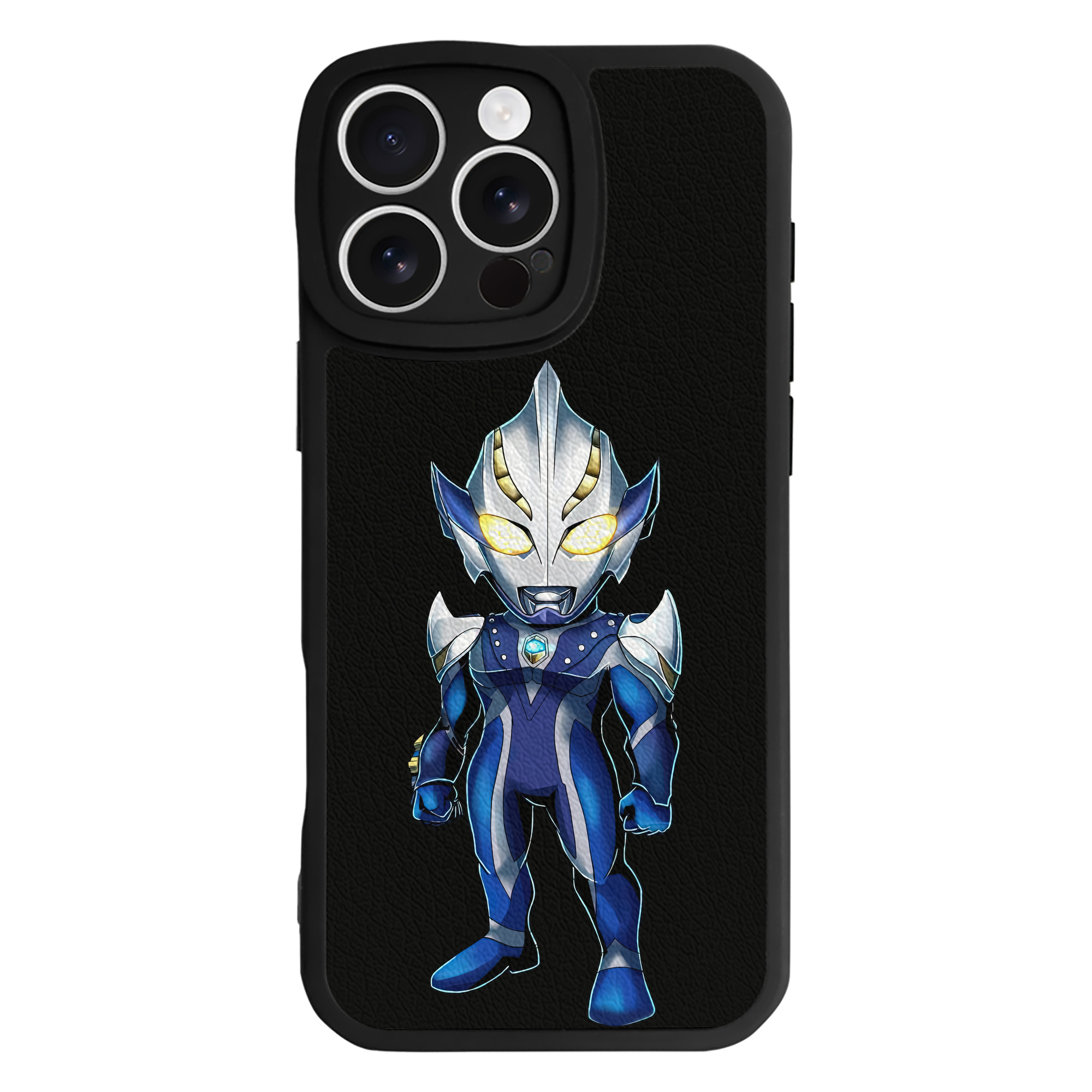 （画像用） ウルトラマン Ultraman 【iPhone 16シリーズ対応】シリコンスマホケース（レザー調） 材質：シリコン